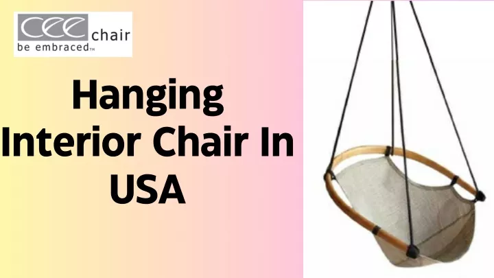 hanging interior chair in usa