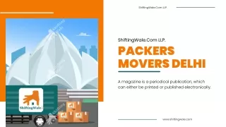 Packers Movers Delhi, Best Packers Movers Delhi - ShiftingWale