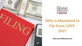 E-File 1099 DIV - Tax 1099 DIV Form - Form 1099 Online - 1099 DIV