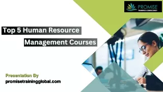 Top 5 Human Resource Management Courses| HR Training Programs