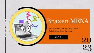 The Best PR Agency Dubai - Brazen Mena