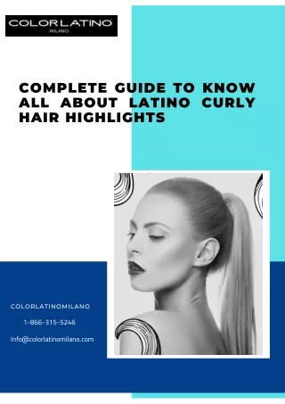 _Latino Curly Hair Highlights