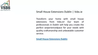 small house extensions dublin vsbs ie