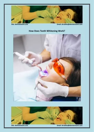 How Does Teeth Whitening Work