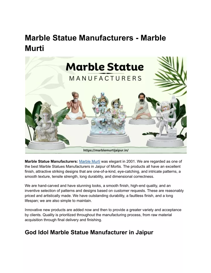 marble statue manufacturers marble murti