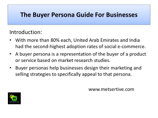 Buyer Persona Guide For Businesses