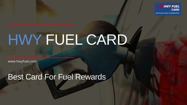 hwy fuel card