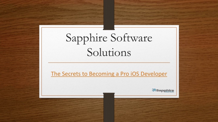 sapphire software solutions