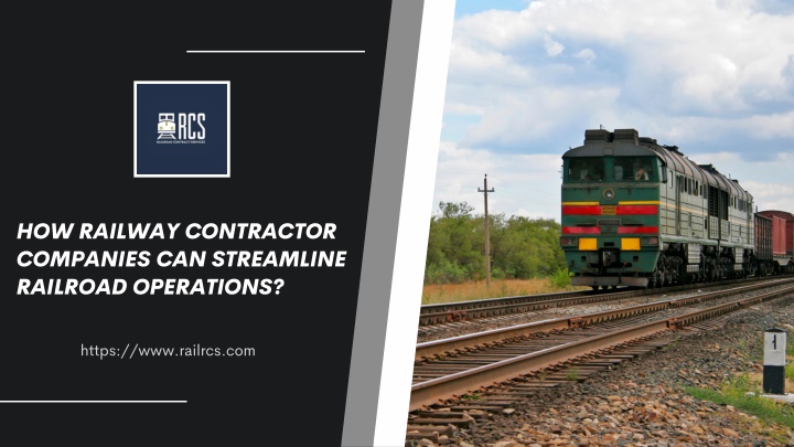 how railway contractor companies can streamline