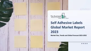self adhesive labels global market report 2023