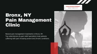 Pain Management NYC | Bronx