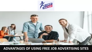 advantages of using free job advertising sites