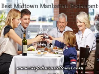 Best Midtown Manhattan Restaurant