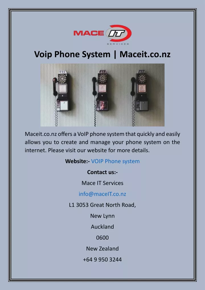 voip phone system maceit co nz