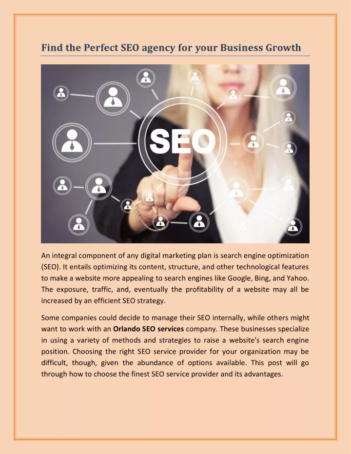 find the perfect seo agency for your business