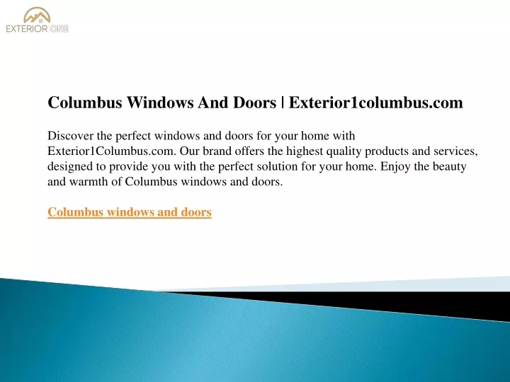 columbus windows and doors exterior1columbus