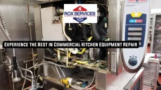 Experience the Best in Commercial Kitchen Equipment Repair with Rox Service