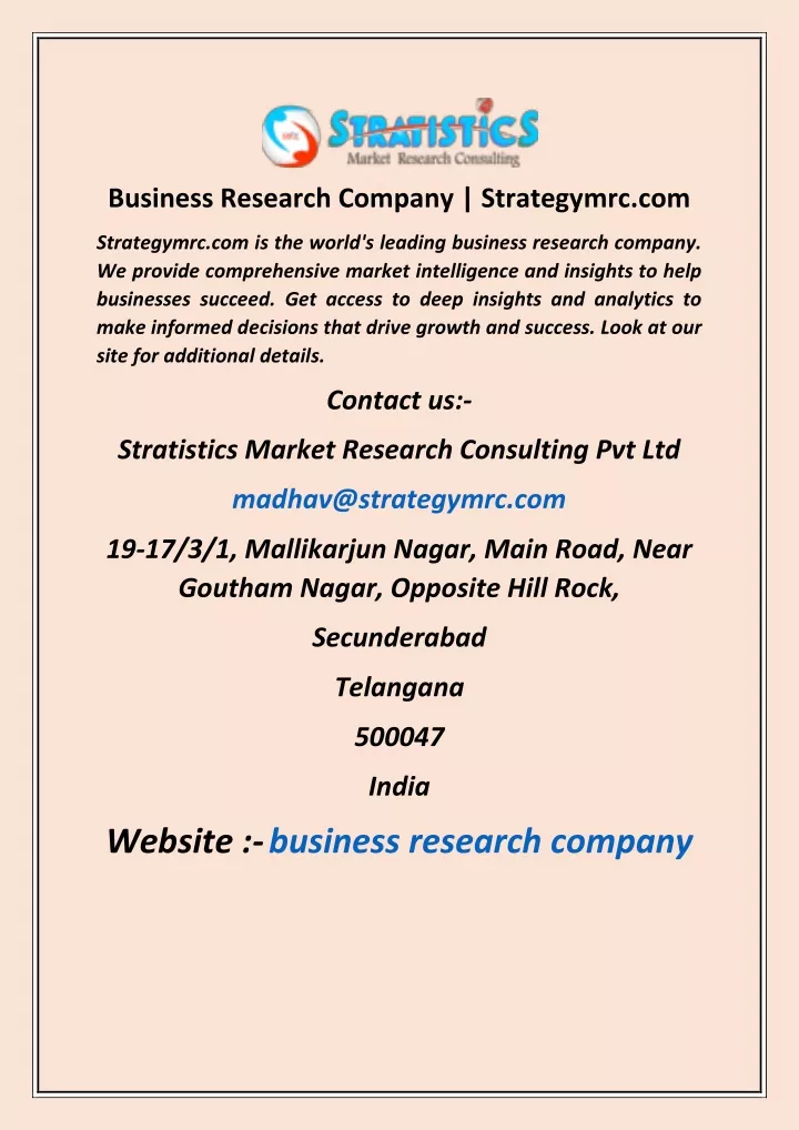 business research company strategymrc com