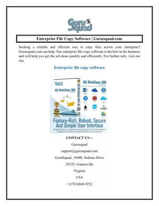 enterprise file copy software gurusquad com