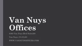 Office Spaces
