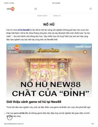 Nổ hũ New88