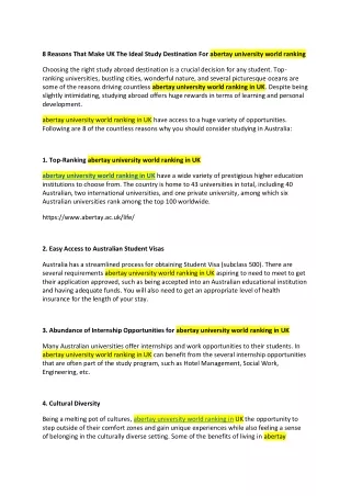 8 reasons that make uk the ideal study