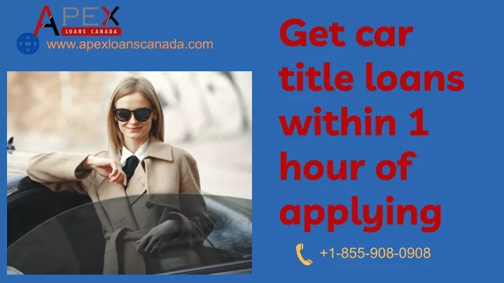 get car title loans within 1 hour of applying