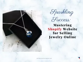 The Shopify Solution: Boosting Your Jewelry Sales Online