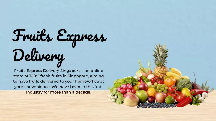 fruits express delivery fruits express delivery