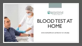 blood test at home