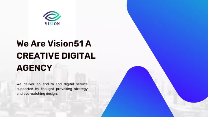 we are vision51 a creative digital agency