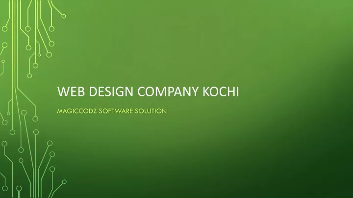 web design company kochi