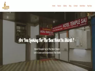 Book Hotel Online in Shirdi