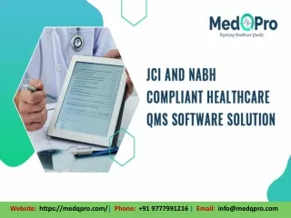 MedQPro _JCI Compliance _Software For Hospitals