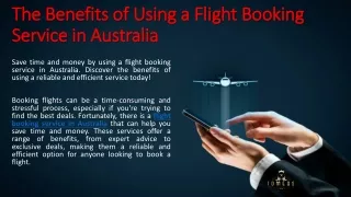 Flight booking service in Australia