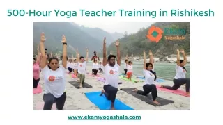 500-Hour Yoga Teacher Training in Rishikesh