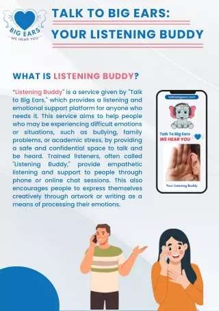 Talk To Big Ears: Your Listening Buddy