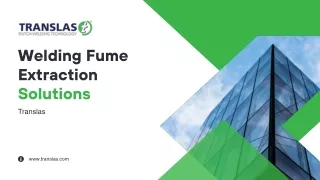 Welding Fume Extraction Solutions