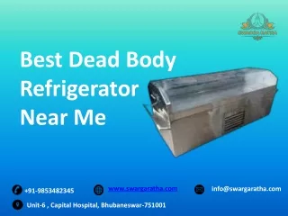 Dead Body Refrigerator Near Me