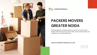 Packers Movers Greater Noida, Best Packers Movers Greater Noida