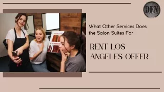 Getting The Best Salon Space For Rent in Los Angeles | The Den Salon