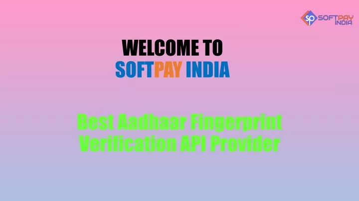 welcome to soft pay india