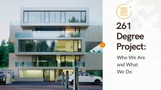 Meet 261 Degree Project | Love to Design & Innovate Spaces