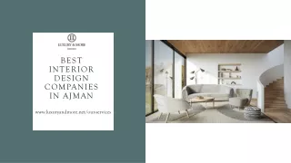 best interir design companies in ajman pptx