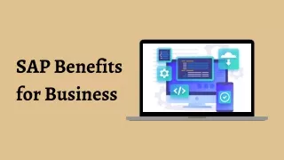 sap benefits for business