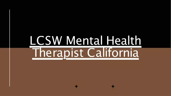 lcsw mental health