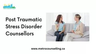 Post Traumatic Stress Disorder Counsellors