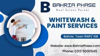 Home White Wash and Paint Services in Bahria Town Rawalpindi