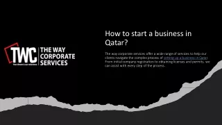 Business set up companies in Qatar - The Way Corporate Services