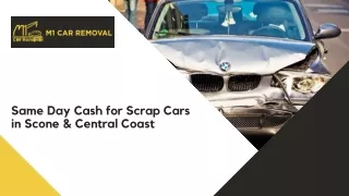 Same Day Cash for Scrap Cars in Scone & Central Coast